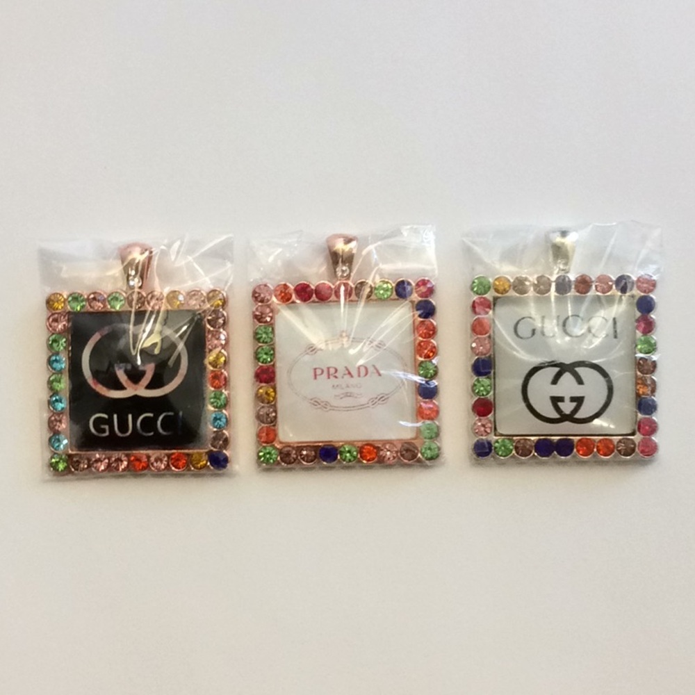 6 pcs multi color keychain fashion charm set π#2 - Picture 2 of 3
